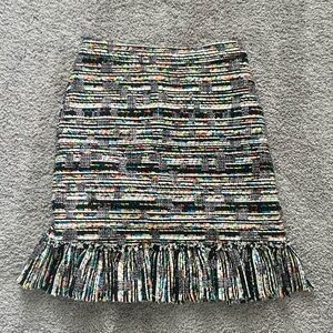 Ann Taylor Colorful Tweed Skirt